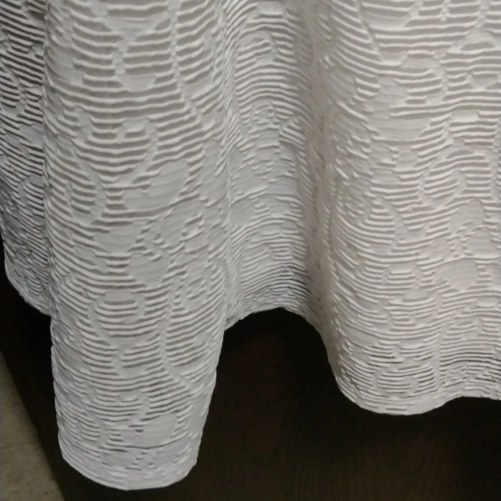 *FLAWED* Lane Bryant Sleeveless Floral Overlay Summer Dress - Picture 6 of 14